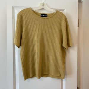 Sag Harbor short-sleeve sweater-like top